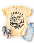 Denali National Park Alaska Neutral Tee Shirt Top