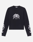 Spirit Is Moving Black Heavyweight Long Sleeve Tee