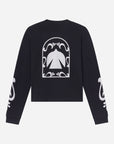 Spirit Is Moving Black Heavyweight Long Sleeve Tee