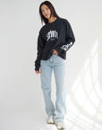 Spirit Is Moving Black Heavyweight Long Sleeve Tee