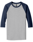 G570 Gildan® Heavy Cotton™ 3/4 Sleeve T-Shirt Custom Raglan Tee