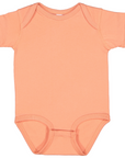 4424 Rabbit Skins Baby Bodysuit | Custom Infant Short Sleeve Bodysuit