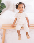 Weathered Brown T-Bar Baby Shoe