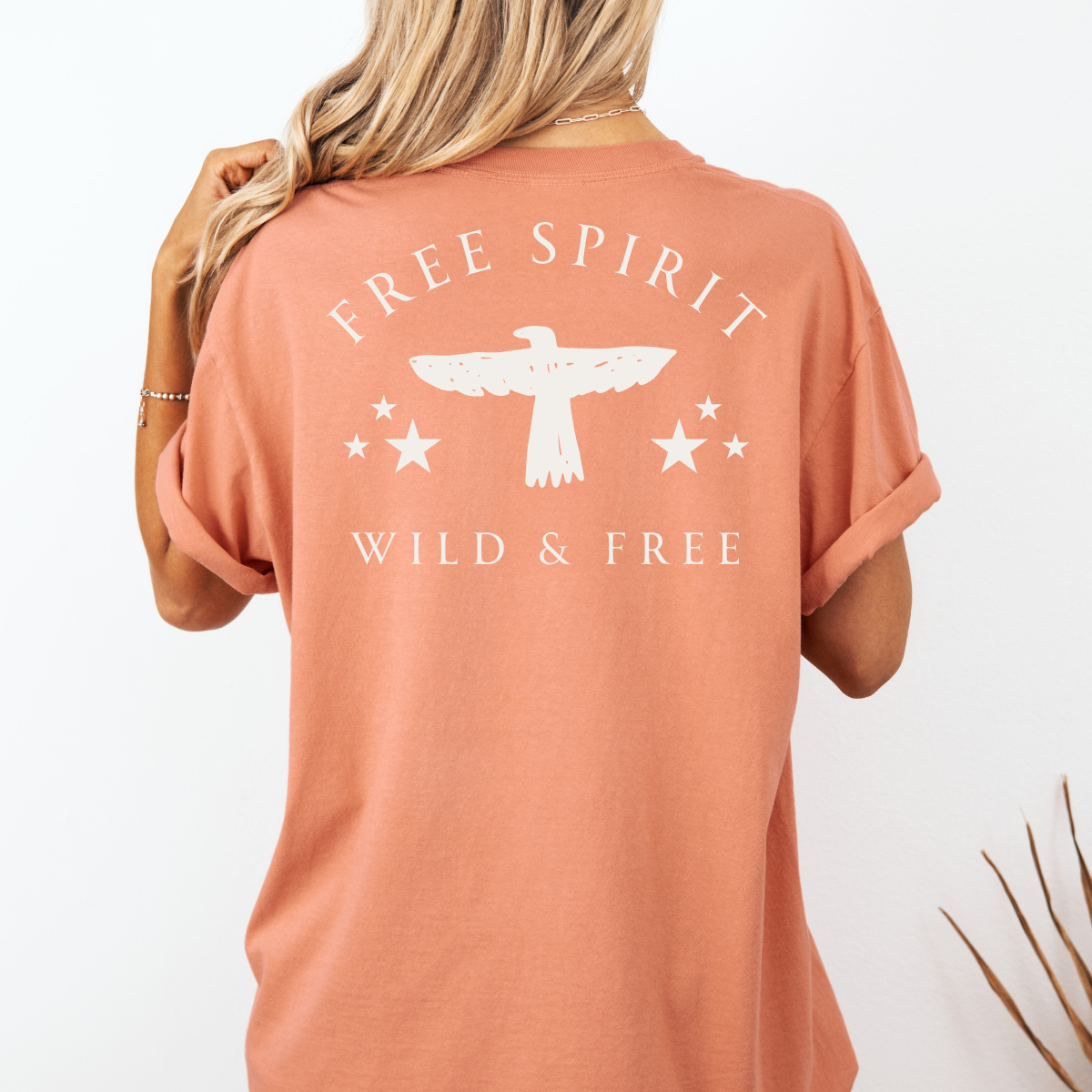 Free Spirit – Wild and Free Eagle Tee for Women | Graphic Shirt