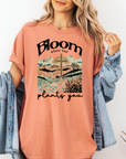 Bloom Where God Plants You – Women’s Christian T-Shirt