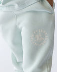 Future Is Bright Kids Sweatpants | Oversized Toddler Joggers | Sea Foam