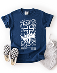 Jesus Is King – Youth Christian T-Shirt with Crown & Cross