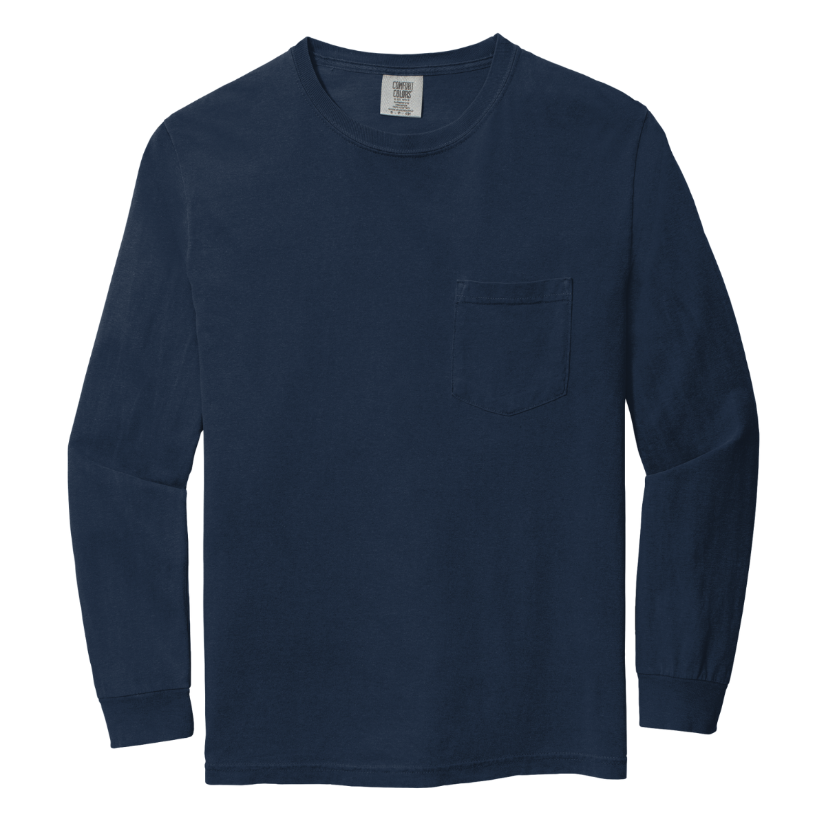 C4410 Comfort Colors® Custom Long-Sleeve Pocket Tee
