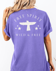 Free Spirit – Wild and Free Eagle Tee for Women | Graphic Shirt