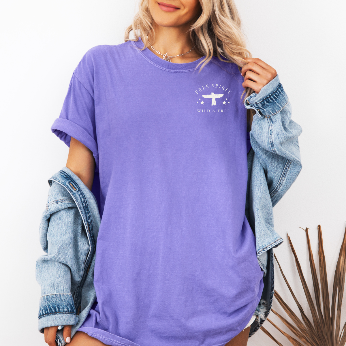Free Spirit – Wild and Free Eagle Tee for Women | Graphic Shirt