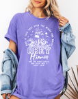 Obey Him – Mark 4:41 Women’s Christian T-Shirt