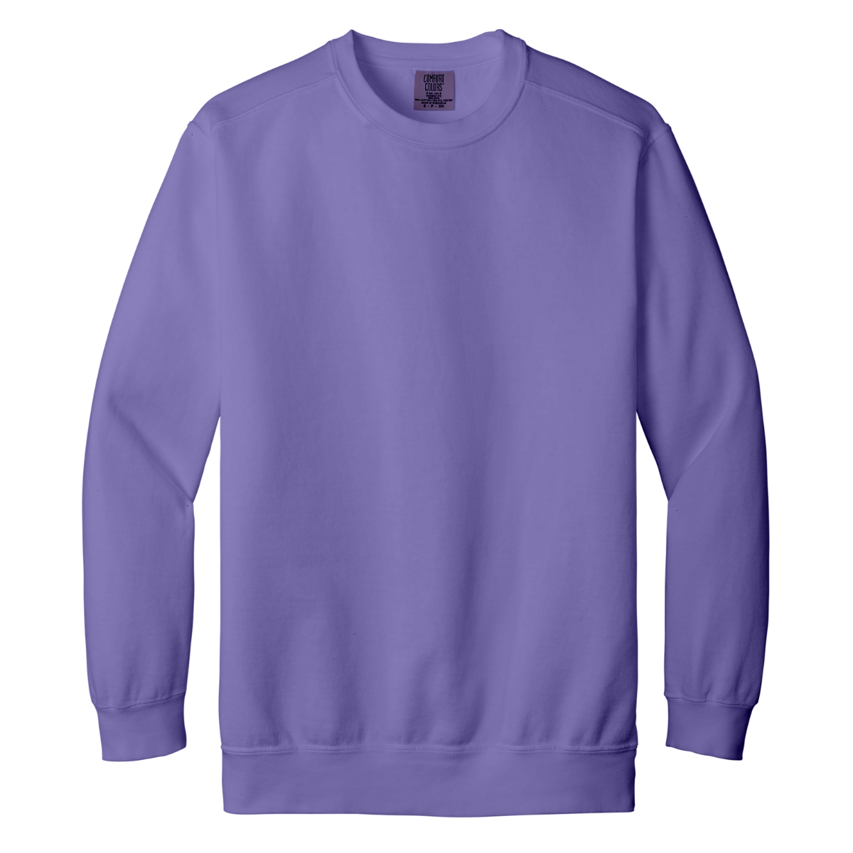 1566 Comfort Colors Adult Crewneck Sweatshirt – Garment-Dyed Custom Print Pullover