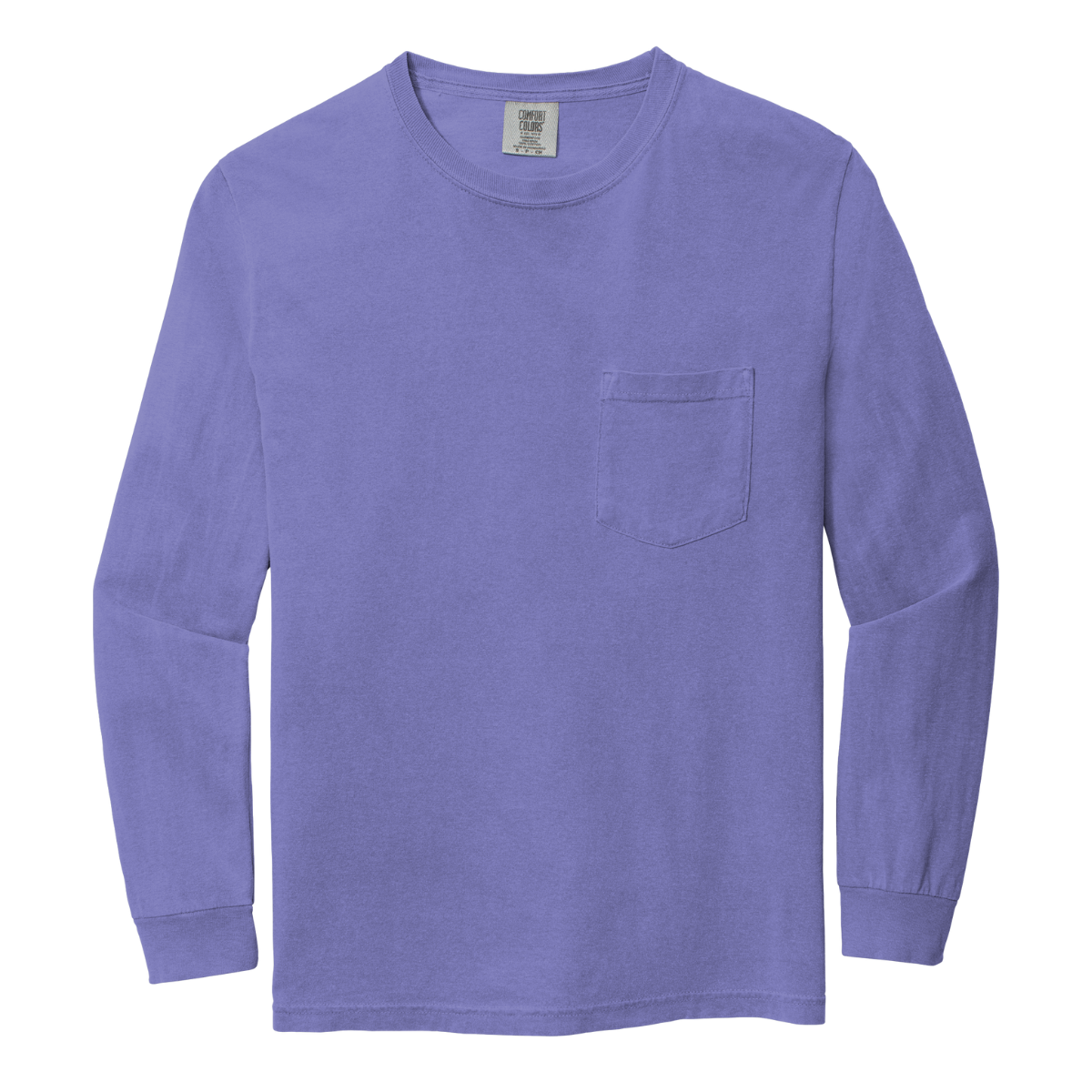 C4410 Comfort Colors® Custom Long-Sleeve Pocket Tee
