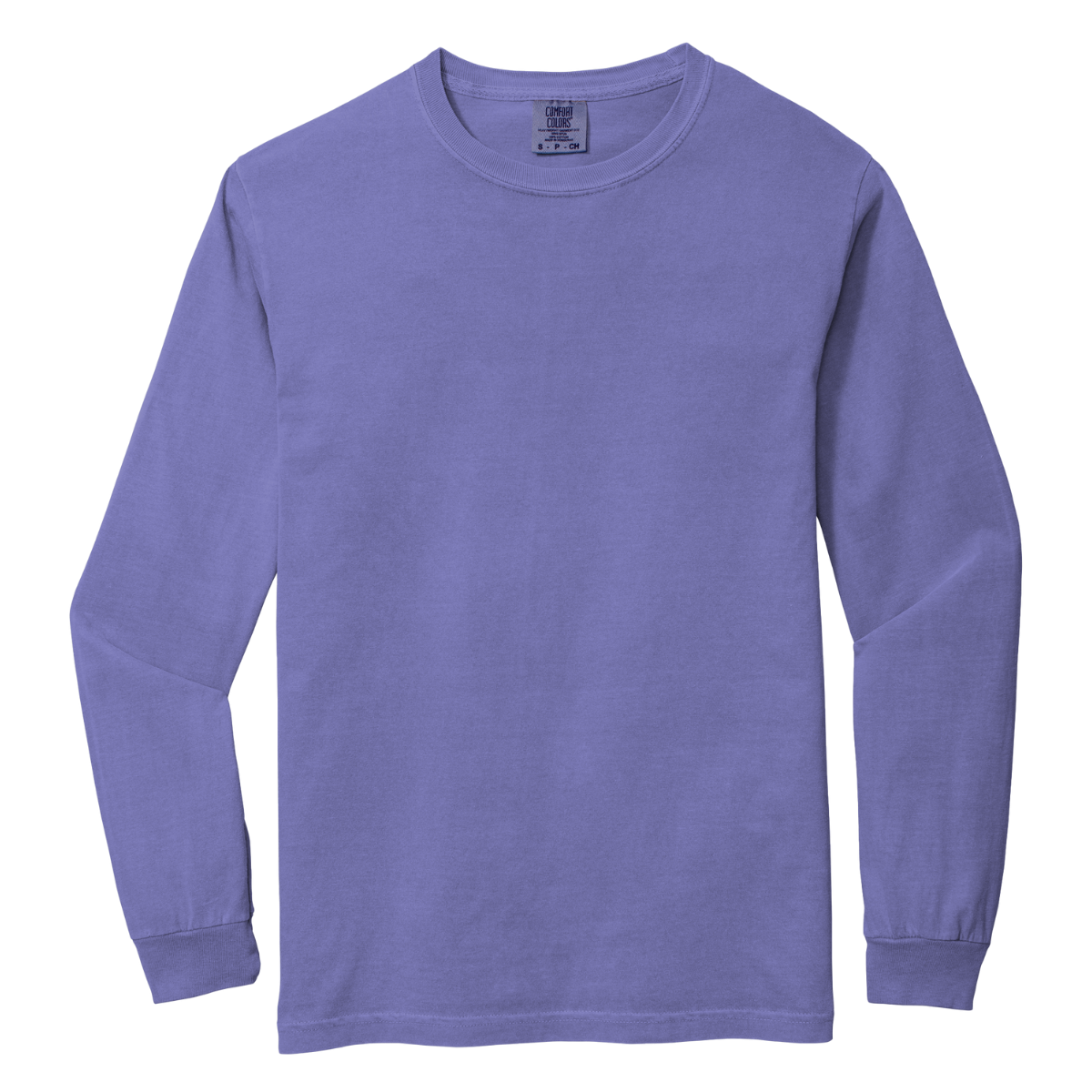 C6014 Comfort Colors Heavyweight Long-Sleeve T-Shirt – Garment-Dyed Custom Print Tee