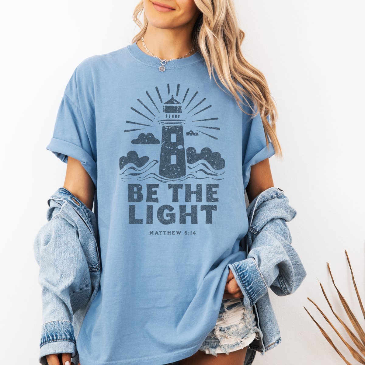 Be the Light – Matthew 5:14 Women’s Christian T-Shirt