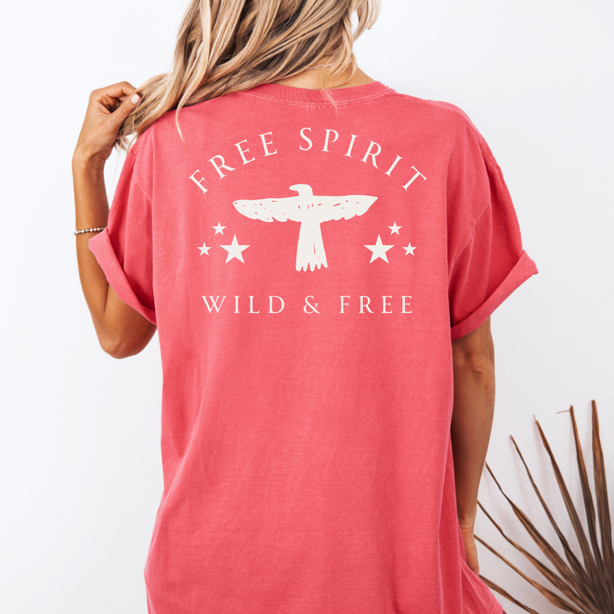 Free Spirit – Wild and Free Eagle Tee for Women | Graphic Shirt
