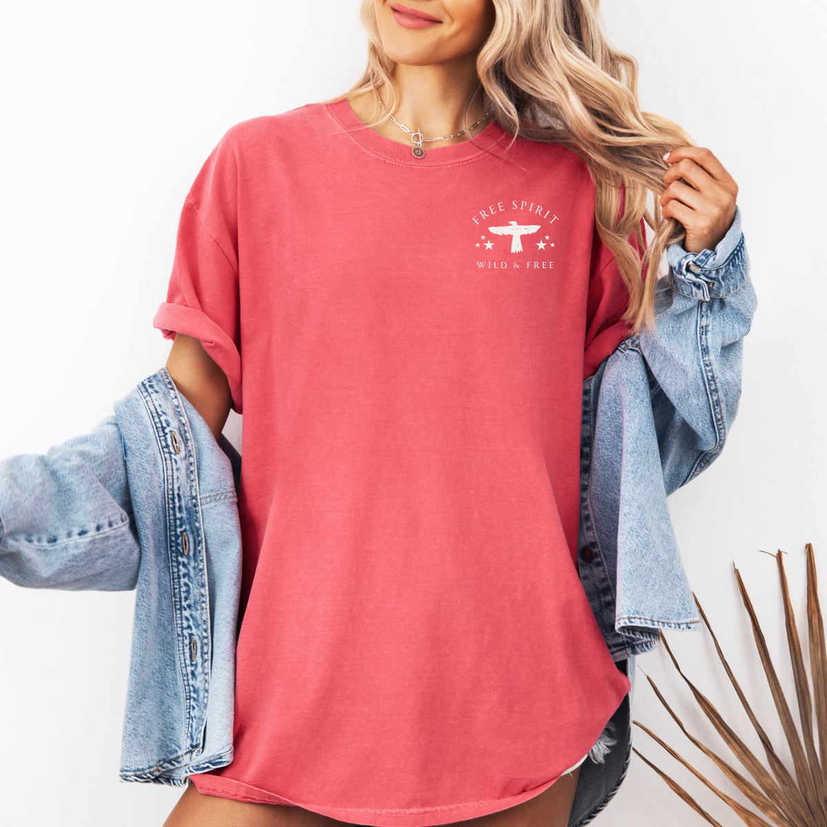 Free Spirit – Wild and Free Eagle Tee for Women | Graphic Shirt