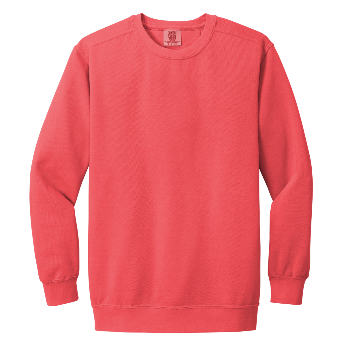 1566 Comfort Colors Adult Crewneck Sweatshirt – Garment-Dyed Custom Print Pullover