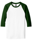 G570 Gildan® Heavy Cotton™ 3/4 Sleeve T-Shirt Custom Raglan Tee