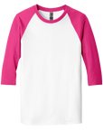 G570 Gildan® Heavy Cotton™ 3/4 Sleeve T-Shirt Custom Raglan Tee