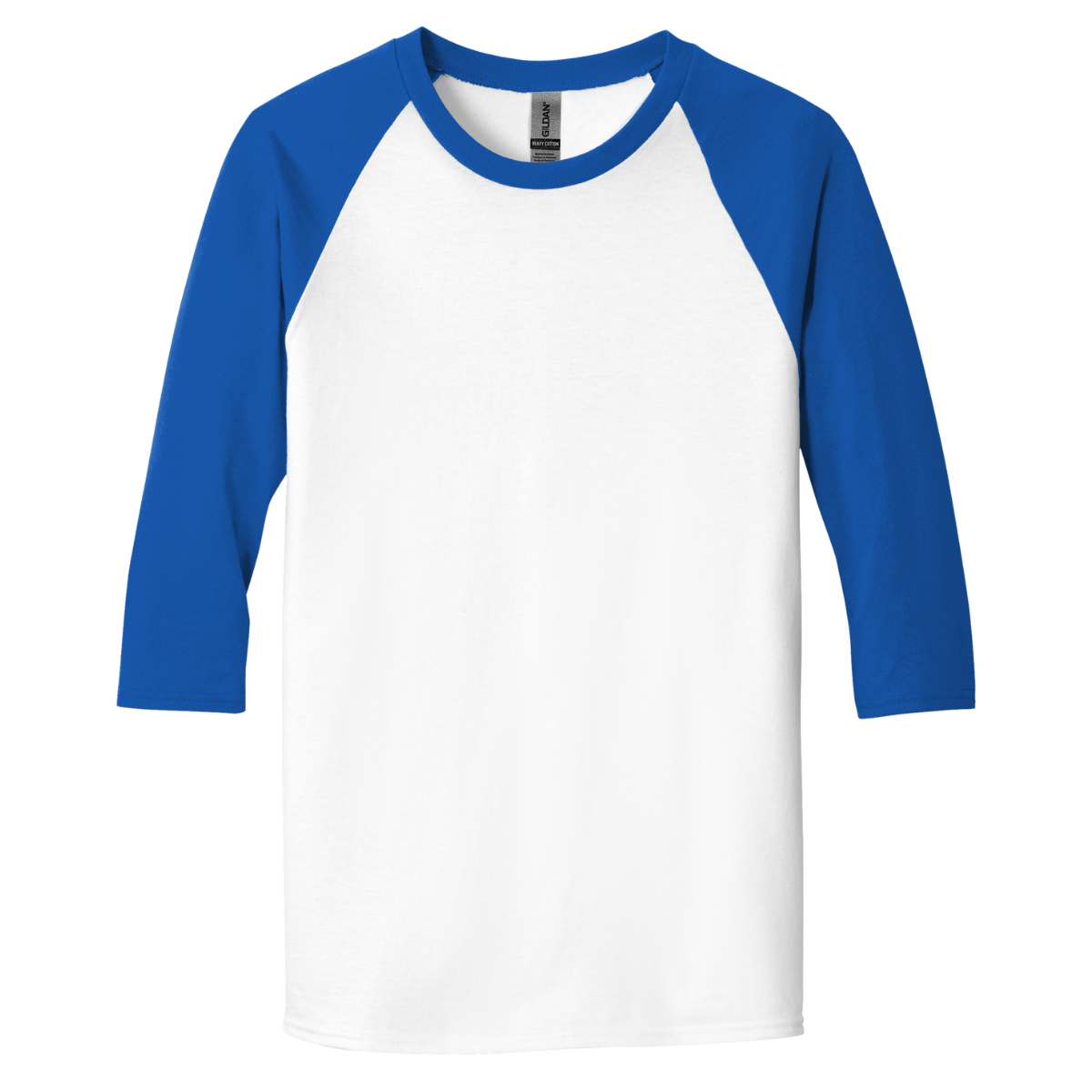G570 Gildan® Heavy Cotton™ 3/4 Sleeve T-Shirt Custom Raglan Tee