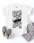 Jesus Is King – Youth Christian T-Shirt with Crown & Cross