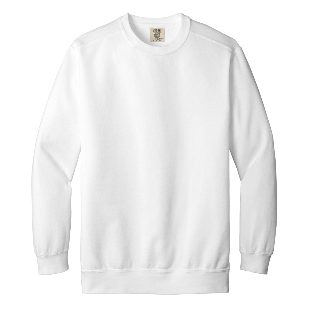 1566 Comfort Colors Adult Crewneck Sweatshirt – Garment-Dyed Custom Print Pullover