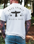 Free Spirit – Wild and Free Eagle Tee for Men | Graphic Shirt