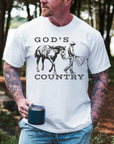 God’s Country Horse Tee – Men’s Christian Western T-Shirt