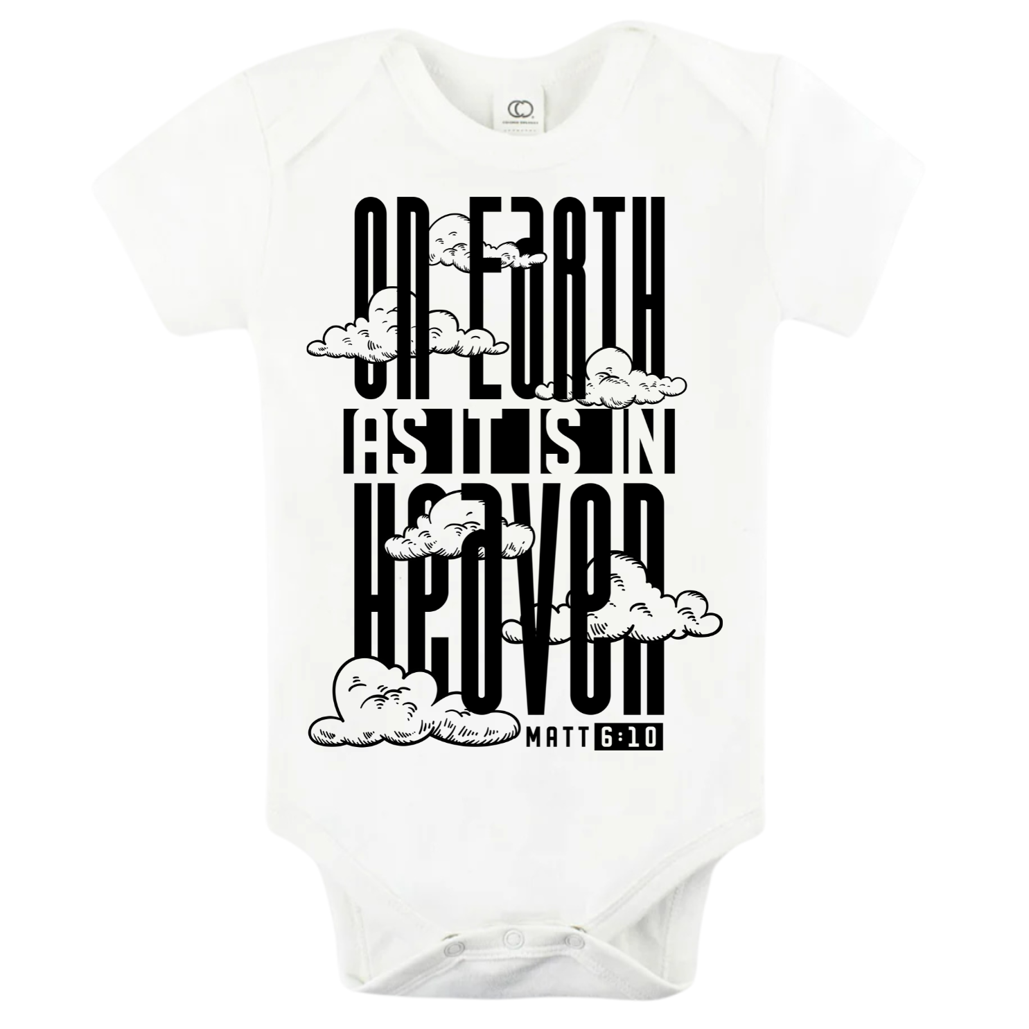 On Earth As It Is In Heaven – Infant Christian Bodysuit (Matthew 6:10)