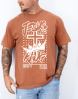 Jesus Is King – Men’s Christian T-Shirt with Crown & Cross