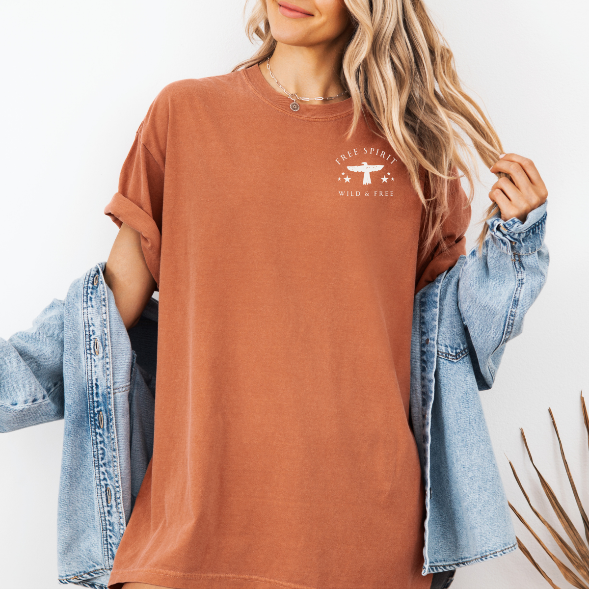 Free Spirit – Wild and Free Eagle Tee for Women | Graphic Shirt