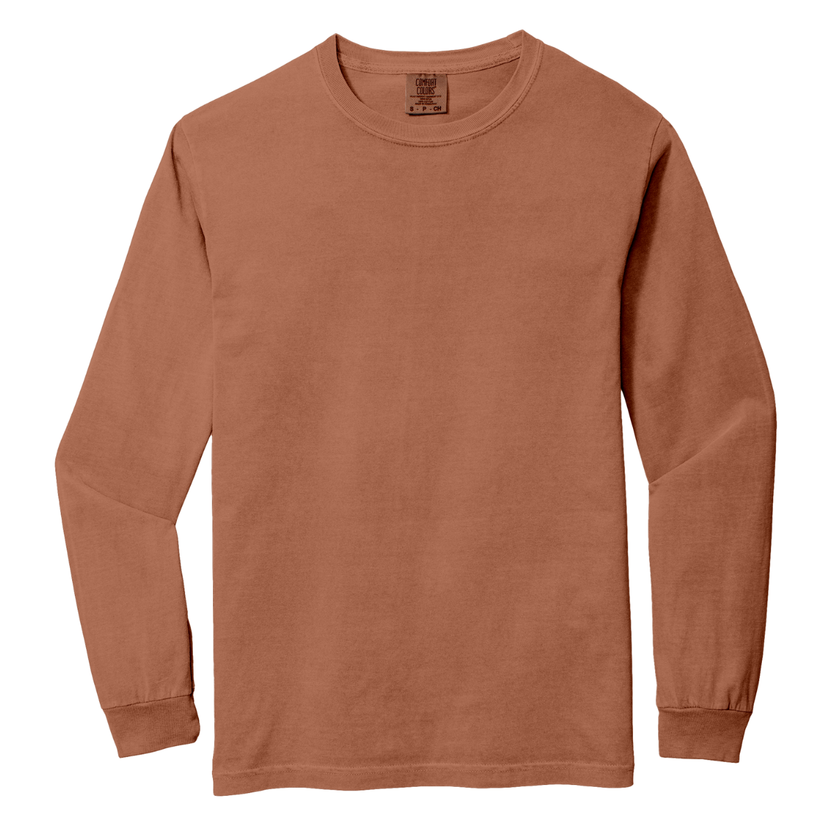 C6014 Comfort Colors Heavyweight Long-Sleeve T-Shirt – Garment-Dyed Custom Print Tee