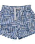 Sardine Kids Swim Shorts | UPF 50 Coastal Print Swimwear