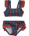 Americana Ruffle Bikini Set