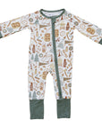 Camping Trip Ribbed Bamboo Zipper