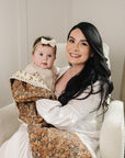 Venetian Floral + Autumn Bloom Lace Muslin Quilt