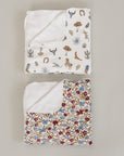 Desert Floral Luxe Fleece Swaddle