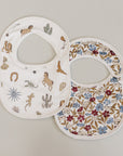 Desert Floral Classic Luxe Fleece Bib