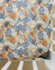 Paradise Palms Muslin Crib Sheet