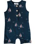 Sailboat Short Romper