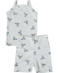 Bow Tank + Biker Short Set