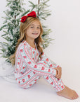 Bamboo Two Piece Set | Retro Candy Cane