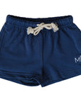 Navy Pocket Cotton Shorts