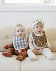 Vintage Plaid Classic Muslin Bib