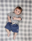 Navy Pocket Cotton Shorts