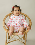 Checkered Cherry Kids Shorts Set Cotton Two Piece Outfit