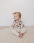 Desert Floral Classic Luxe Fleece Bib