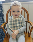 Vintage Plaid Classic Muslin Bib
