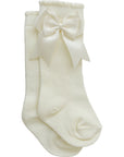 High Rise Bow Socks